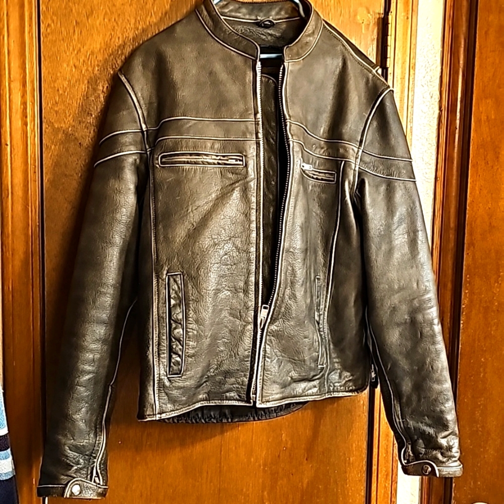 Leather jacket